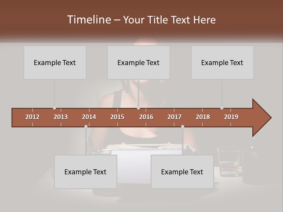White Senior Calm PowerPoint Template