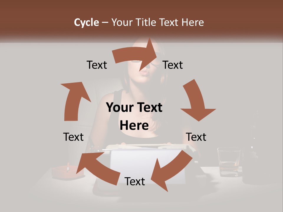 White Senior Calm PowerPoint Template