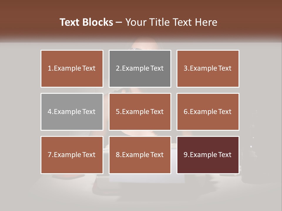 White Senior Calm PowerPoint Template