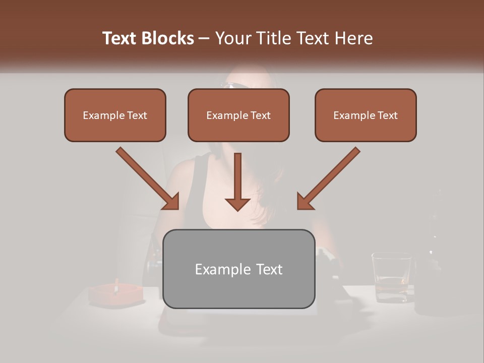 White Senior Calm PowerPoint Template