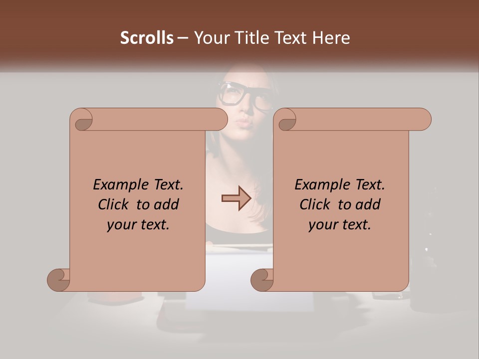 White Senior Calm PowerPoint Template