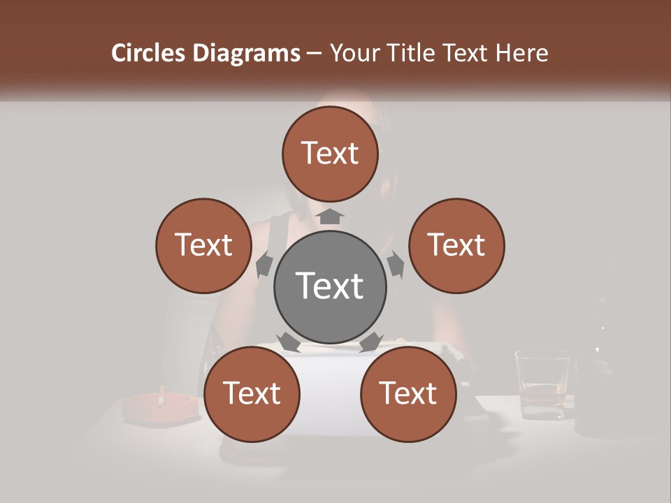 White Senior Calm PowerPoint Template