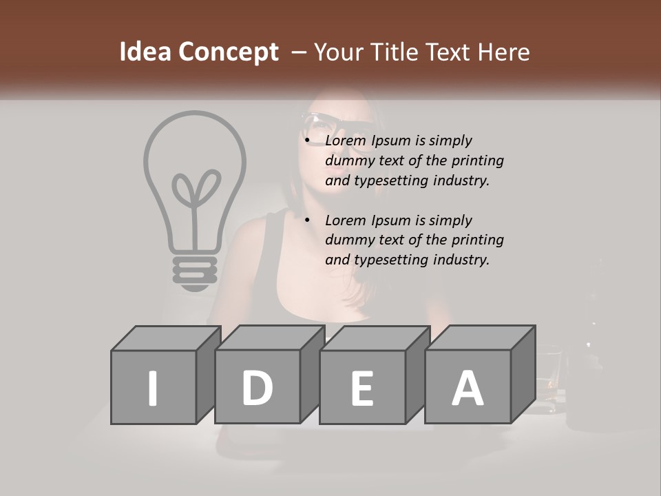 White Senior Calm PowerPoint Template