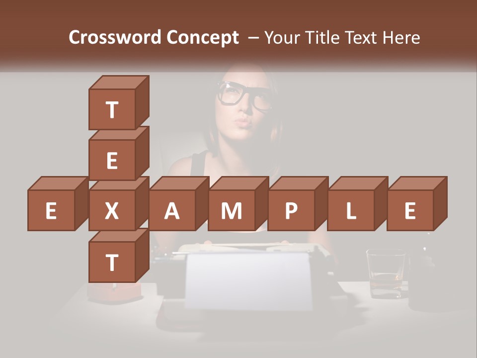 White Senior Calm PowerPoint Template