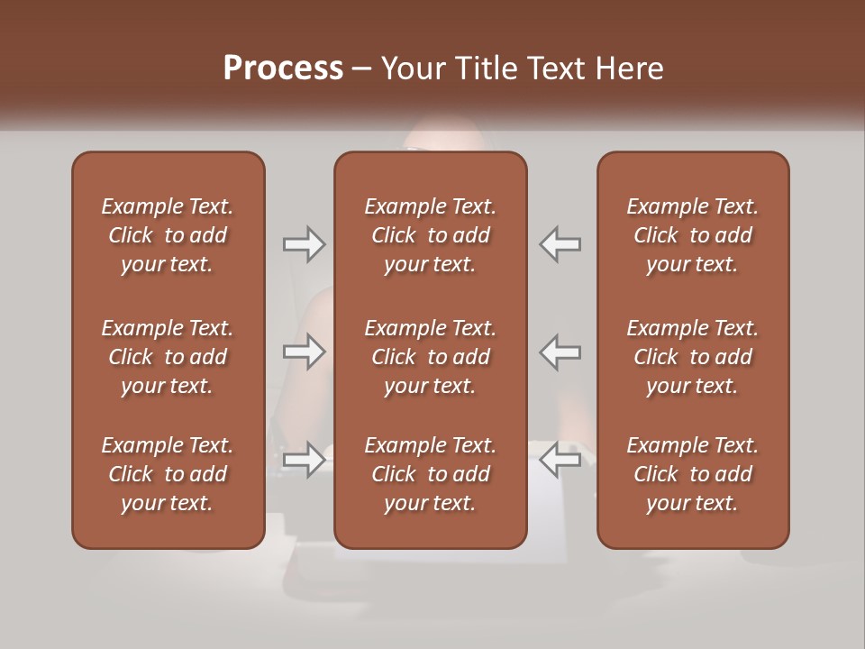 White Senior Calm PowerPoint Template