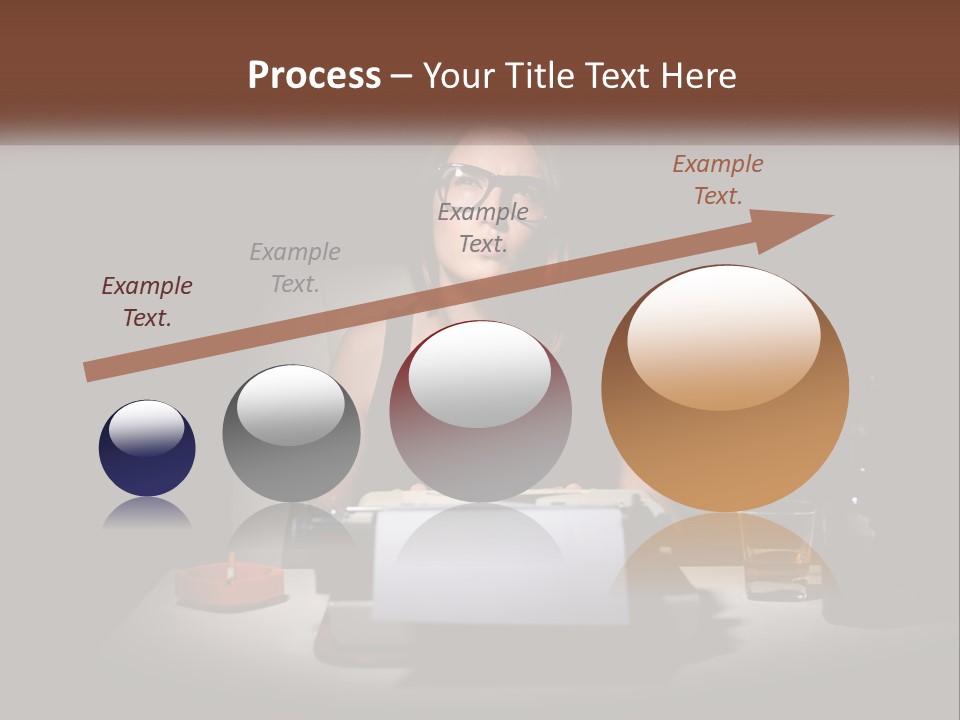 White Senior Calm PowerPoint Template