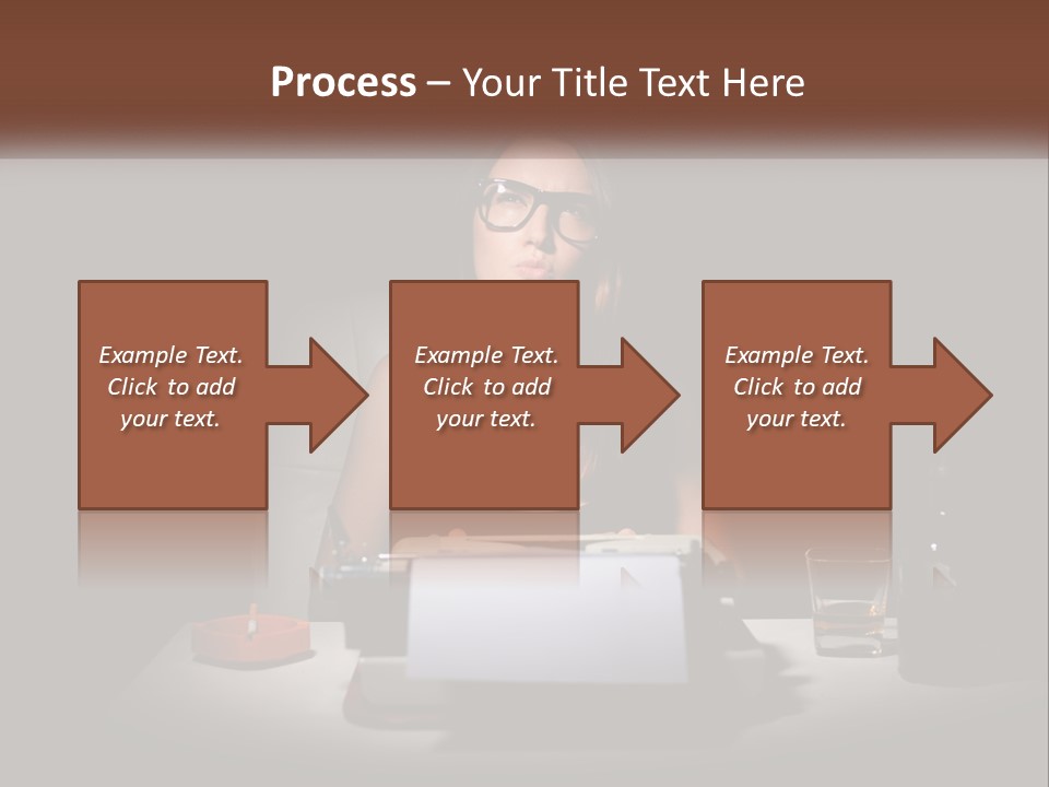 White Senior Calm PowerPoint Template