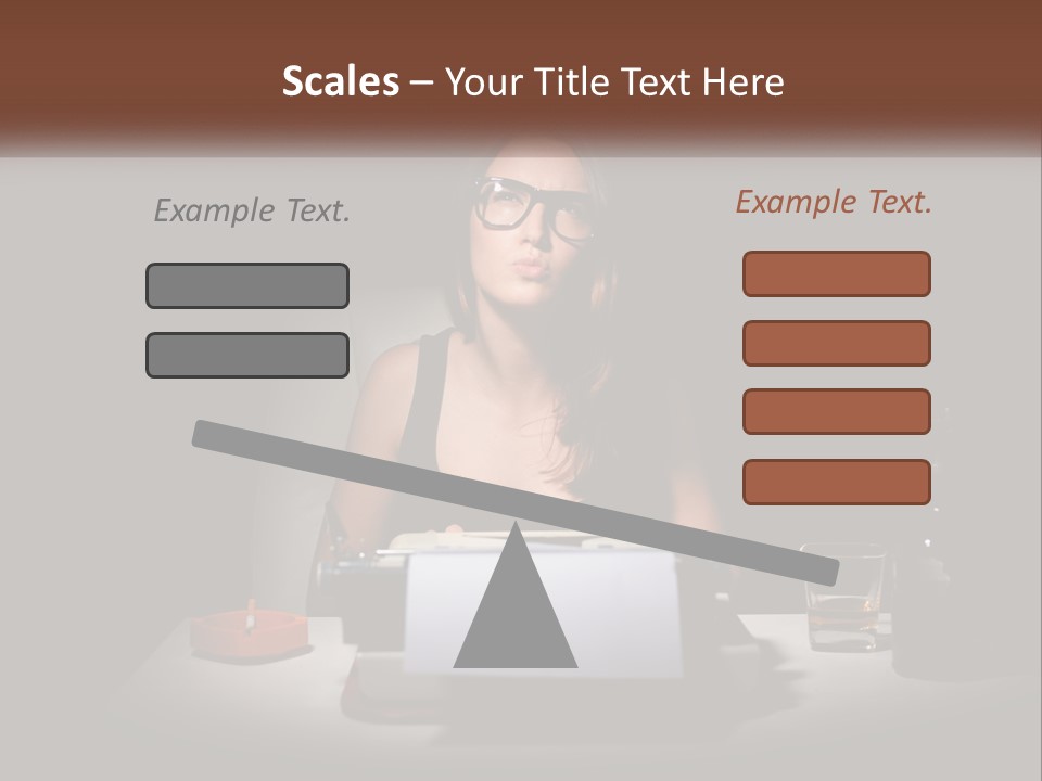 White Senior Calm PowerPoint Template