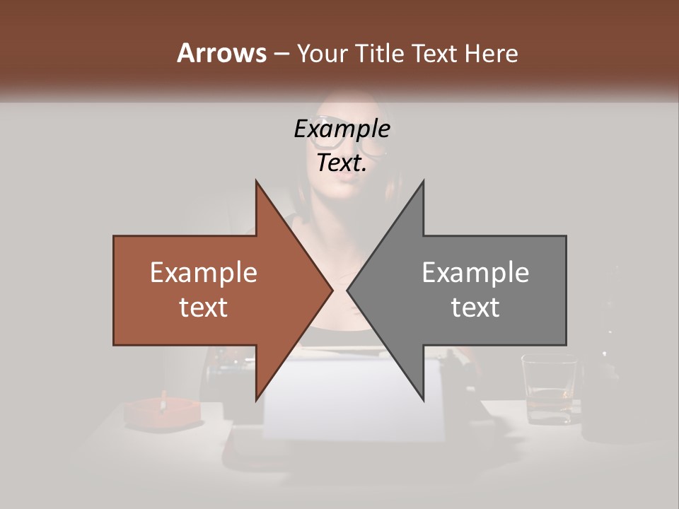 White Senior Calm PowerPoint Template