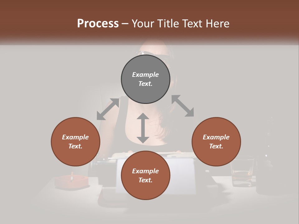 White Senior Calm PowerPoint Template