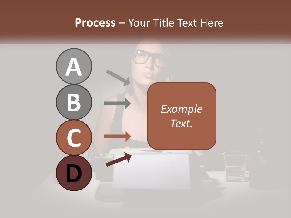 White Senior Calm PowerPoint Template