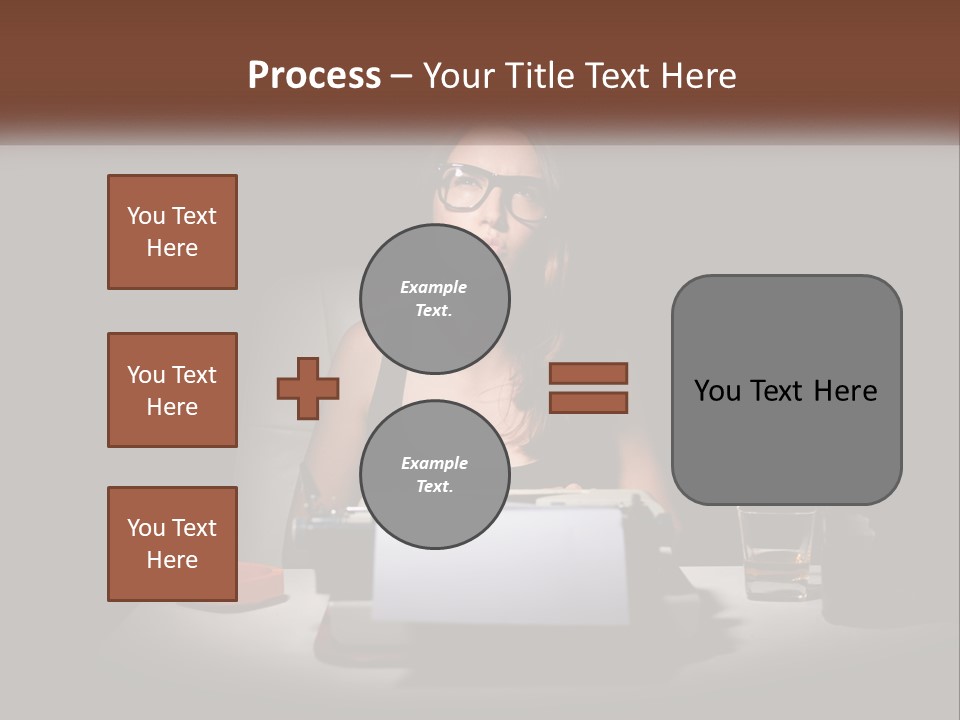 White Senior Calm PowerPoint Template