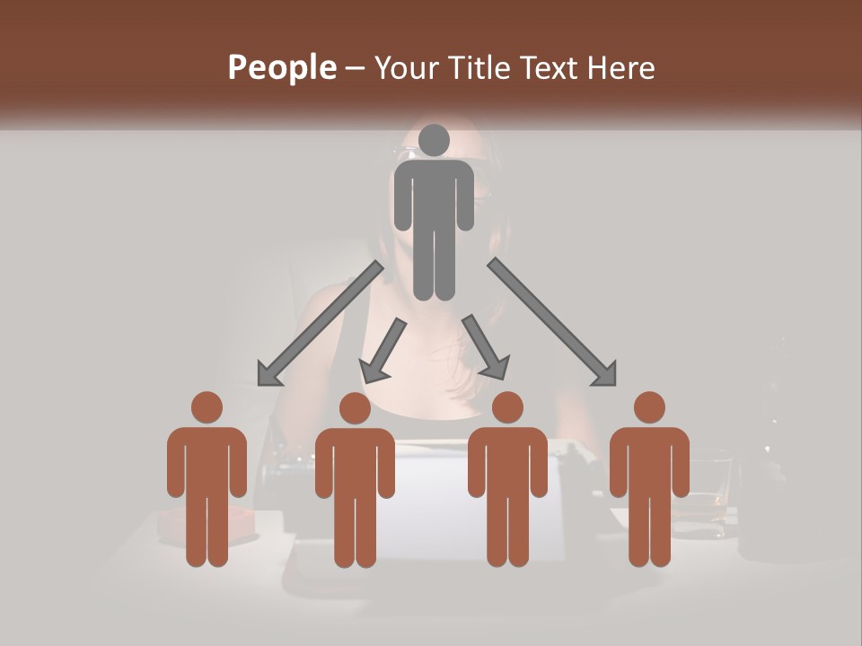 White Senior Calm PowerPoint Template