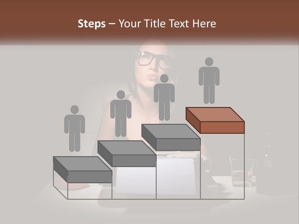 White Senior Calm PowerPoint Template