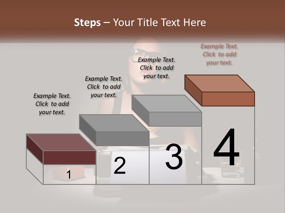 White Senior Calm PowerPoint Template