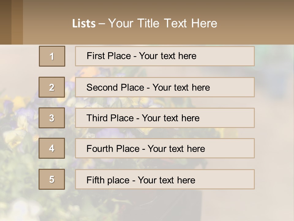 Peaceful Old Calm PowerPoint Template