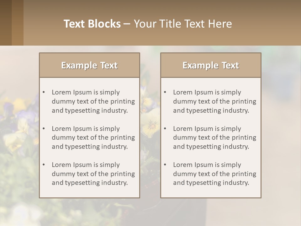 Peaceful Old Calm PowerPoint Template