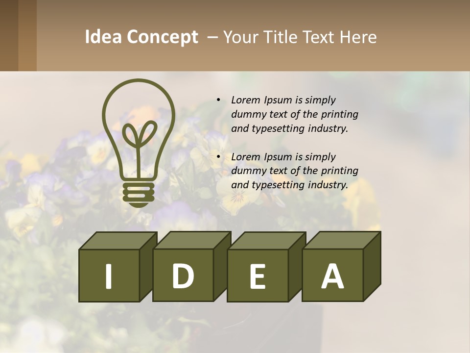 Peaceful Old Calm PowerPoint Template