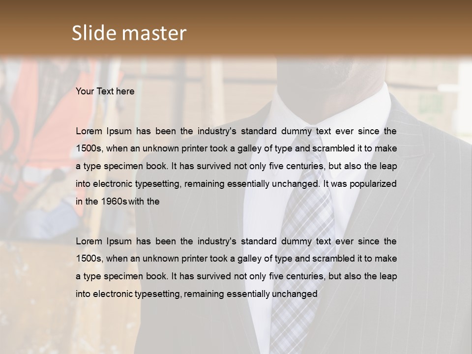 Mother Senior Peaceful PowerPoint Template