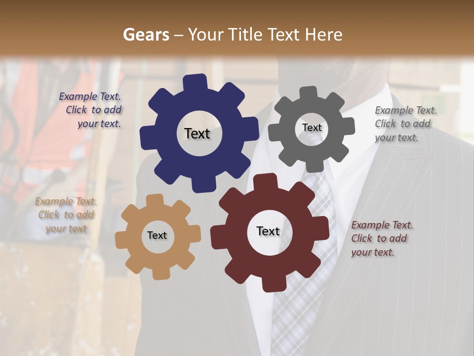 Mother Senior Peaceful PowerPoint Template