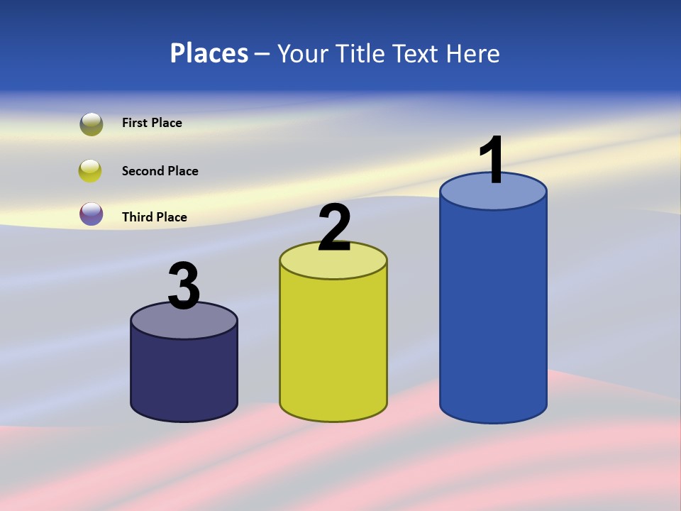 Daughter Retired Standing PowerPoint Template