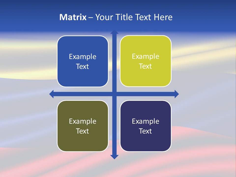 Daughter Retired Standing PowerPoint Template