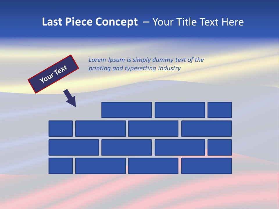 Daughter Retired Standing PowerPoint Template