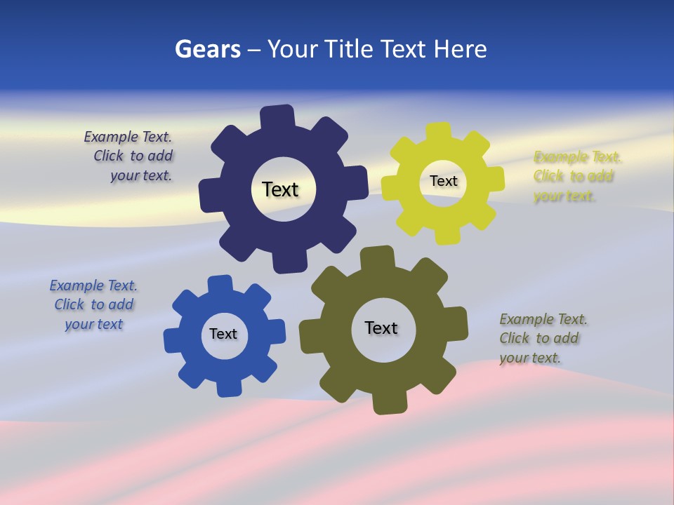 Daughter Retired Standing PowerPoint Template