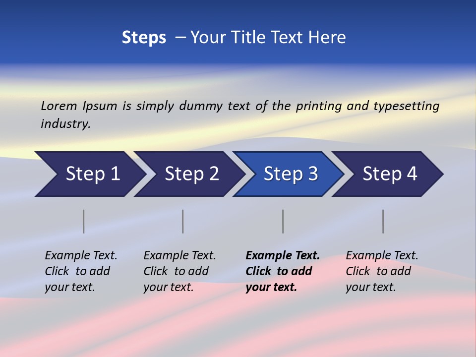 Daughter Retired Standing PowerPoint Template