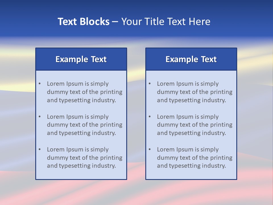 Daughter Retired Standing PowerPoint Template