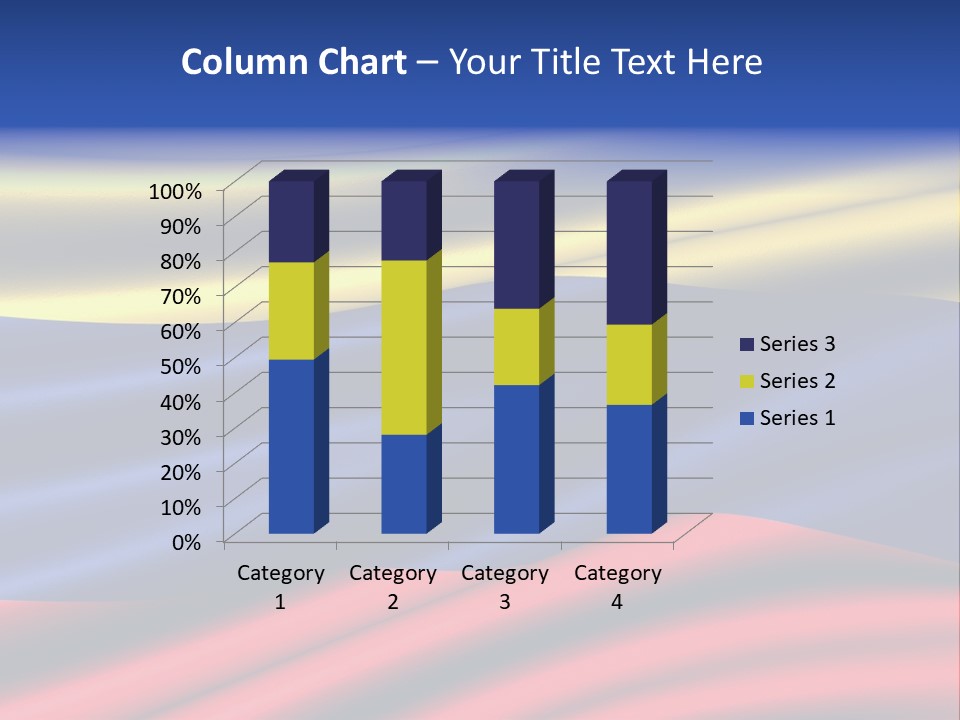 Daughter Retired Standing PowerPoint Template