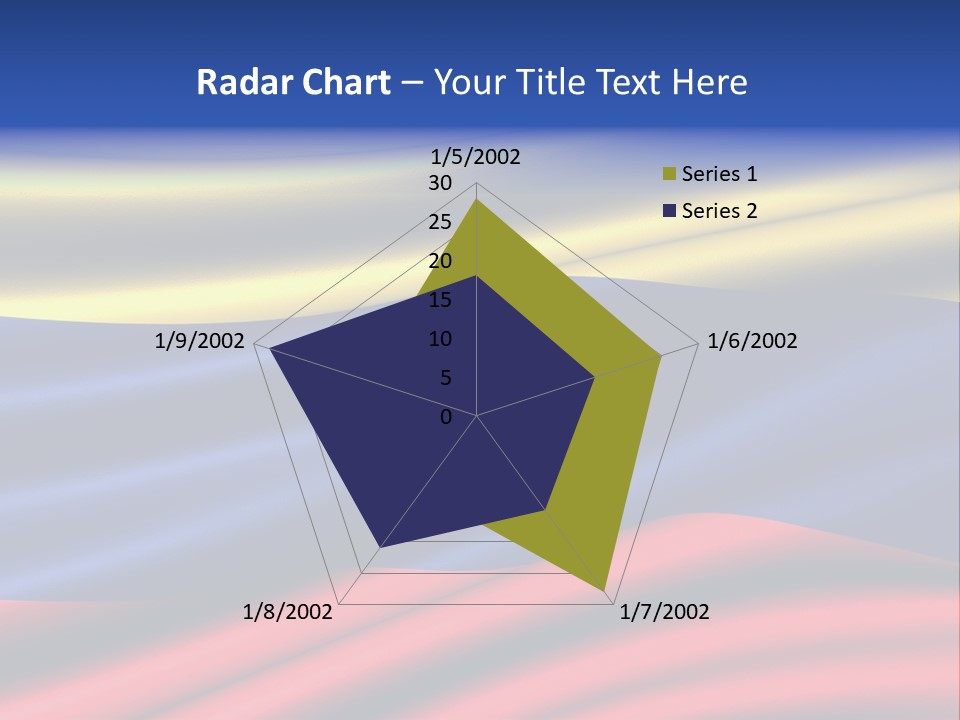 Daughter Retired Standing PowerPoint Template