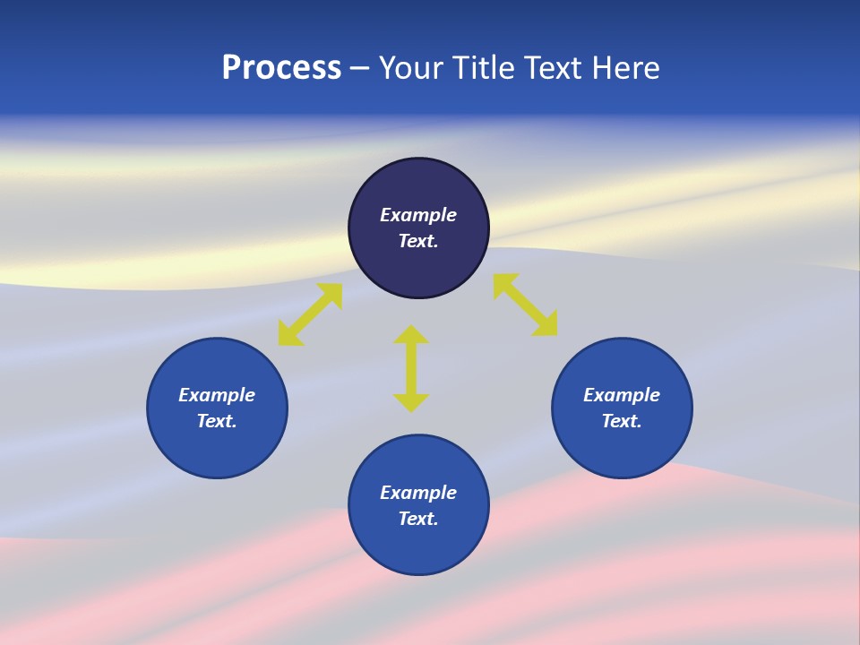 Daughter Retired Standing PowerPoint Template