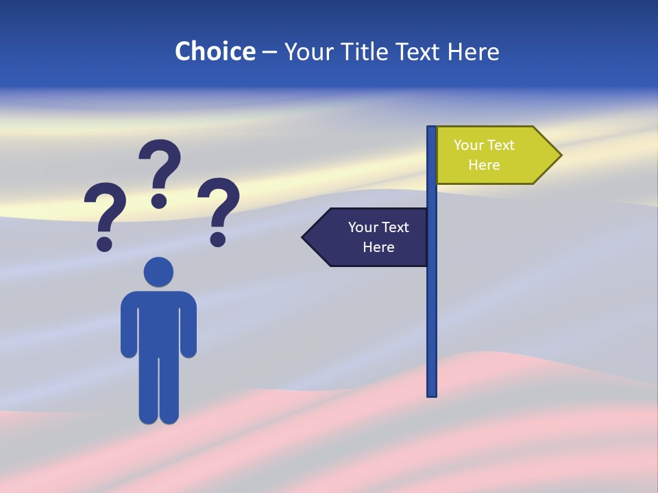 Daughter Retired Standing PowerPoint Template