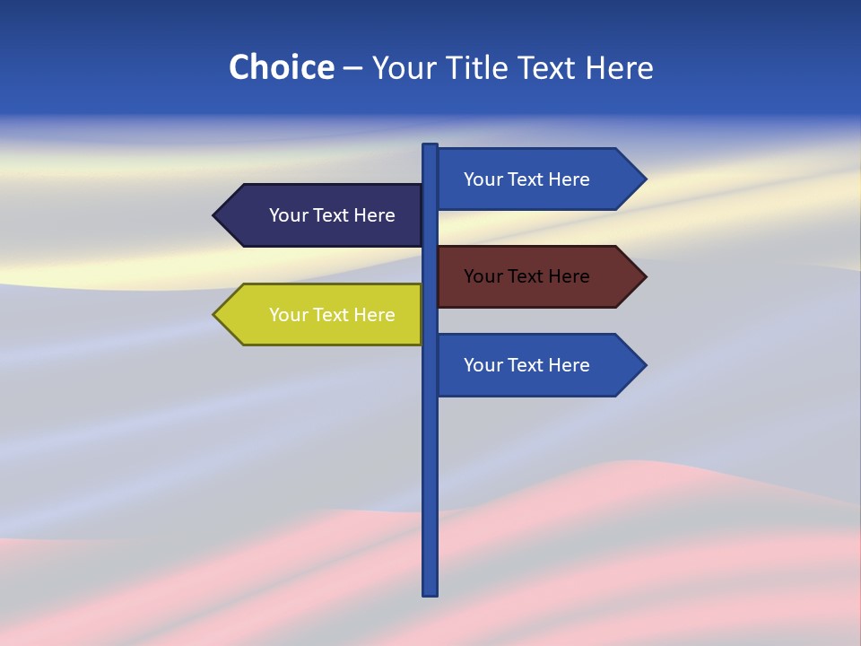 Daughter Retired Standing PowerPoint Template