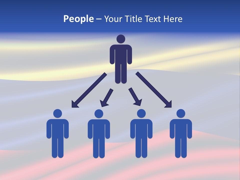 Daughter Retired Standing PowerPoint Template