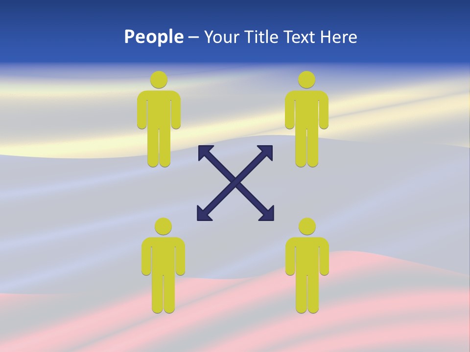 Daughter Retired Standing PowerPoint Template