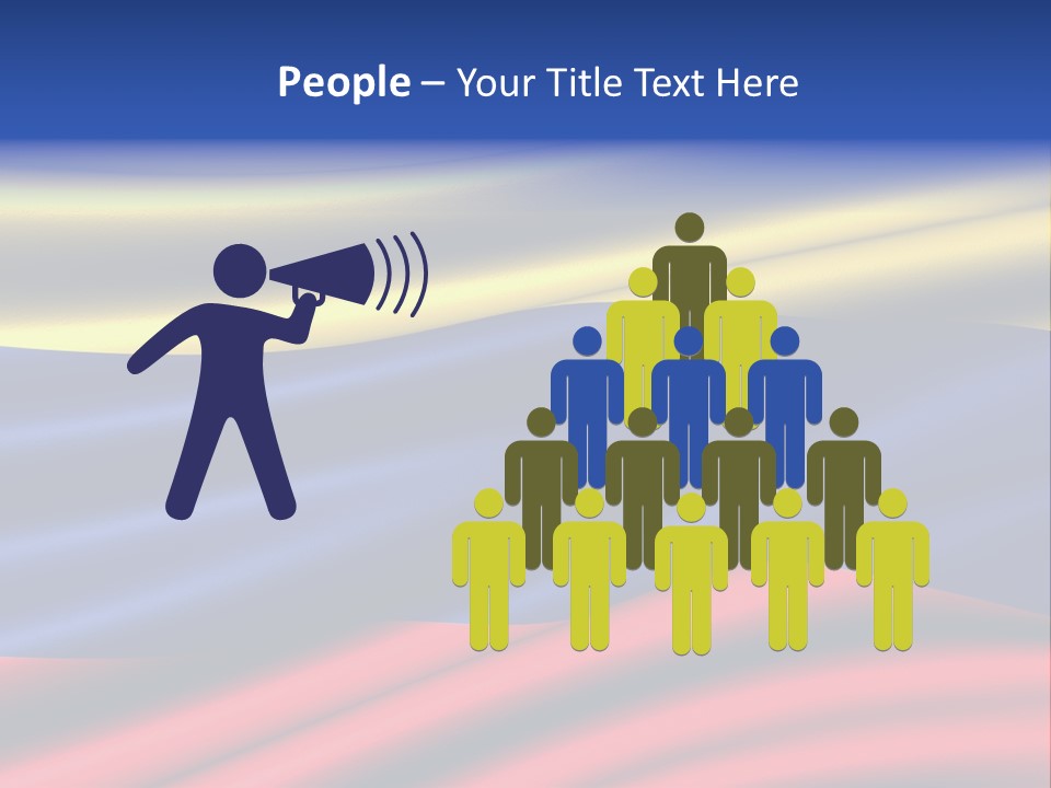 Daughter Retired Standing PowerPoint Template