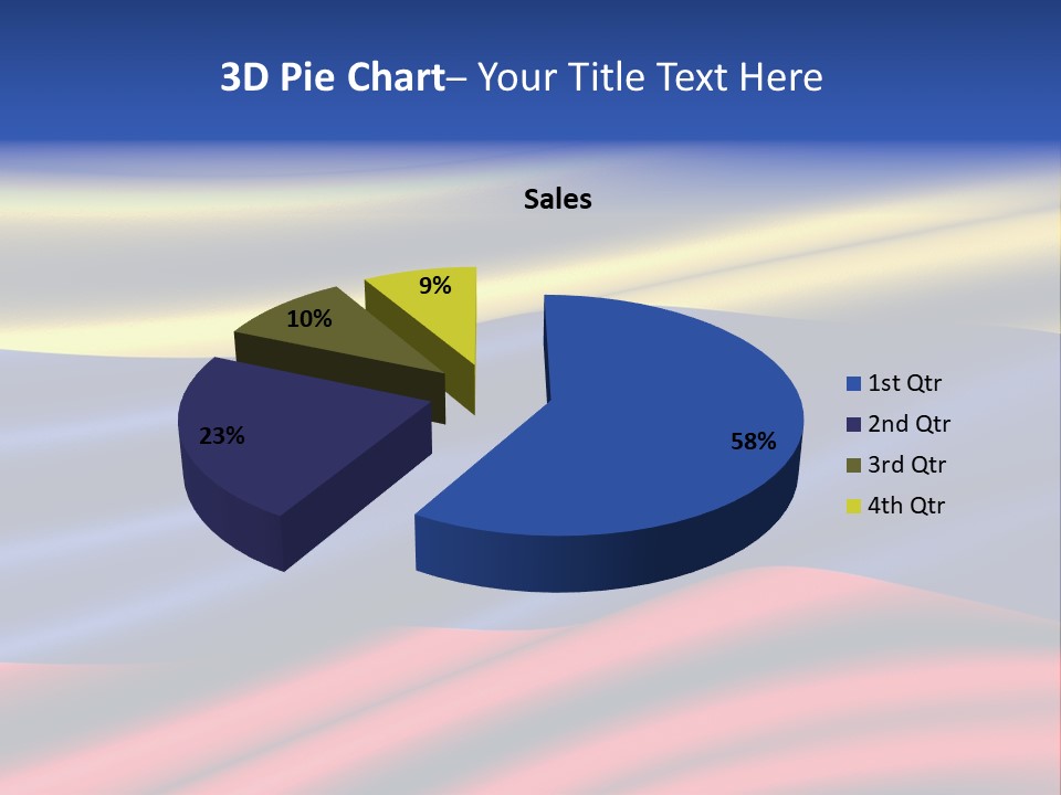 Daughter Retired Standing PowerPoint Template