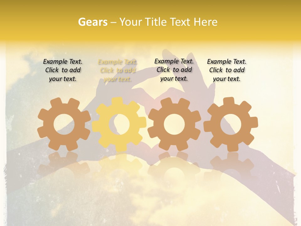 Sad Daughter Old PowerPoint Template