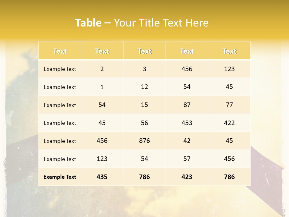 Sad Daughter Old PowerPoint Template