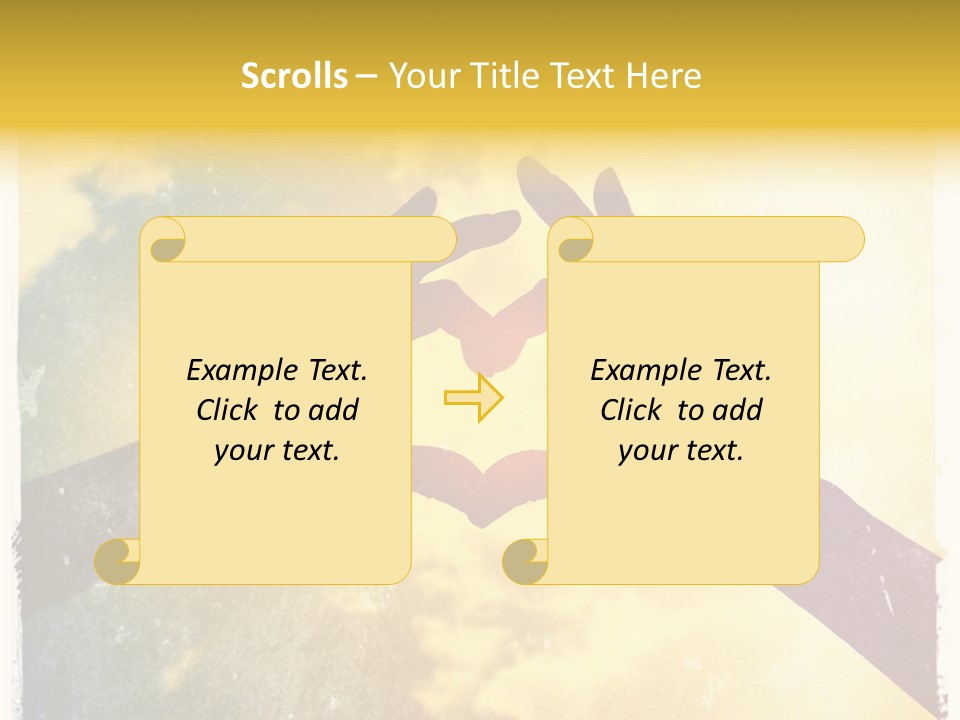 Sad Daughter Old PowerPoint Template