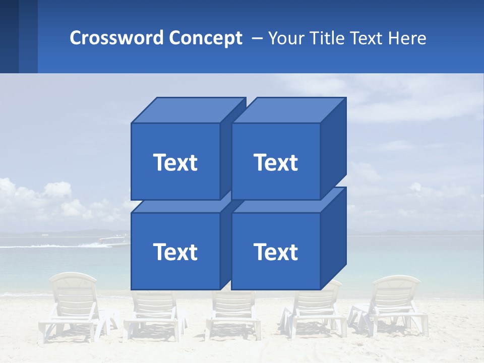 Single Coastal Sea PowerPoint Template