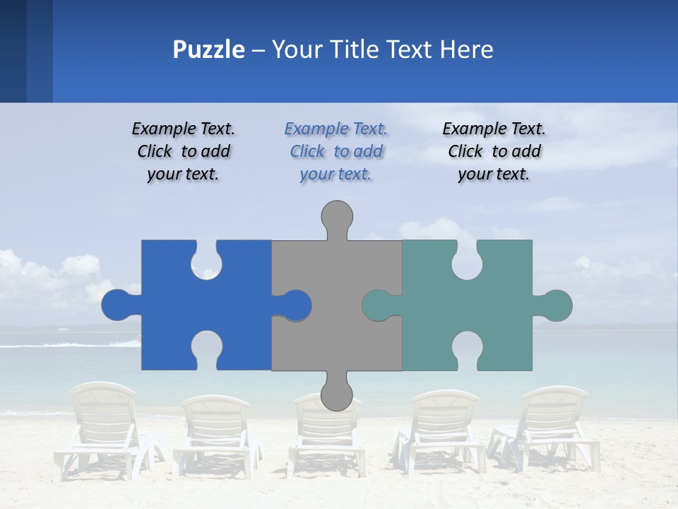 Single Coastal Sea PowerPoint Template