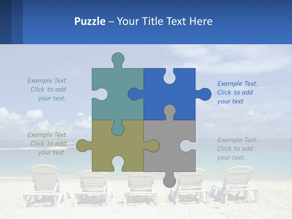 Single Coastal Sea PowerPoint Template