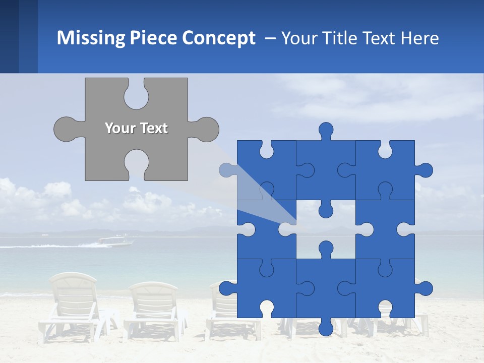 Single Coastal Sea PowerPoint Template