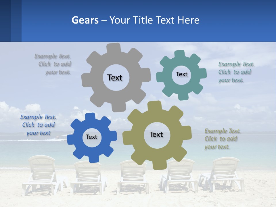 Single Coastal Sea PowerPoint Template