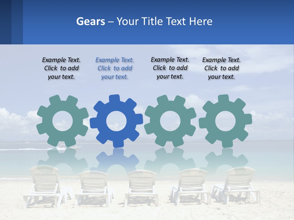 Single Coastal Sea PowerPoint Template