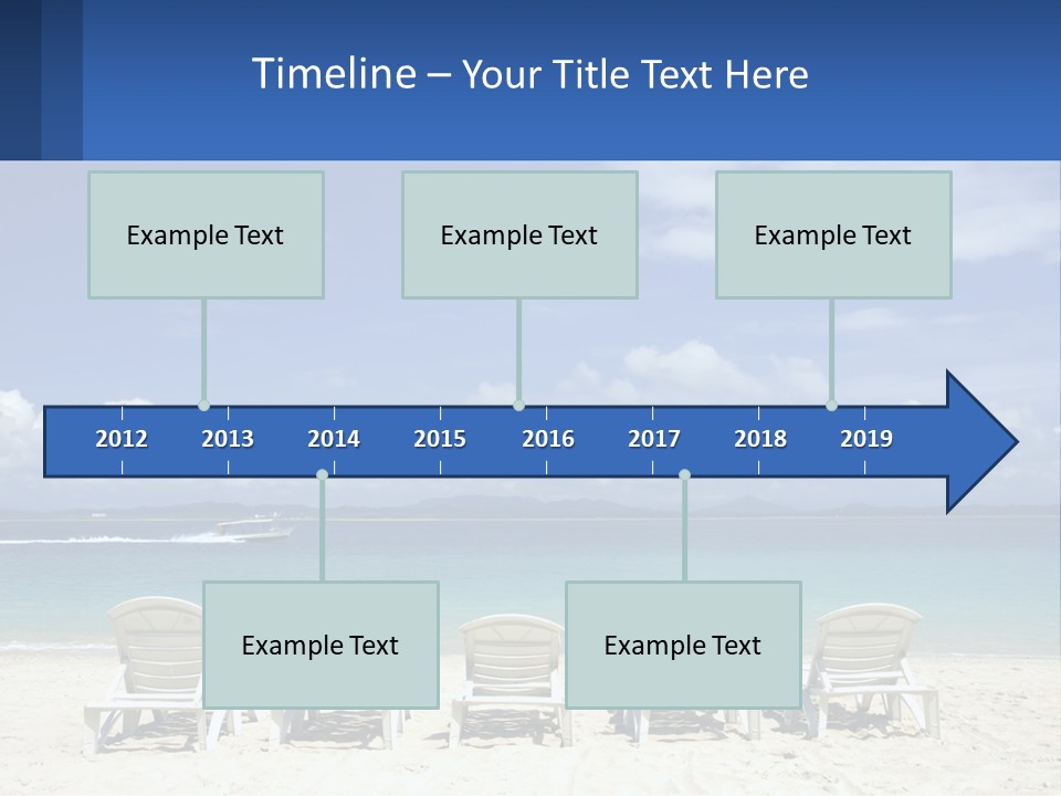 Single Coastal Sea PowerPoint Template