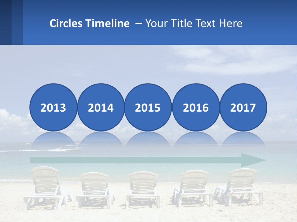 Single Coastal Sea PowerPoint Template